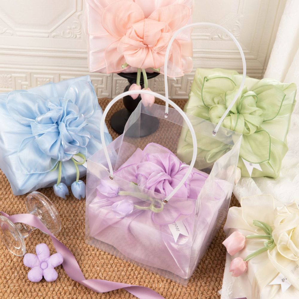 Furoshiki Wrap Cloth - 결혼식 답례품 포장용 천, 사각형 거즈,