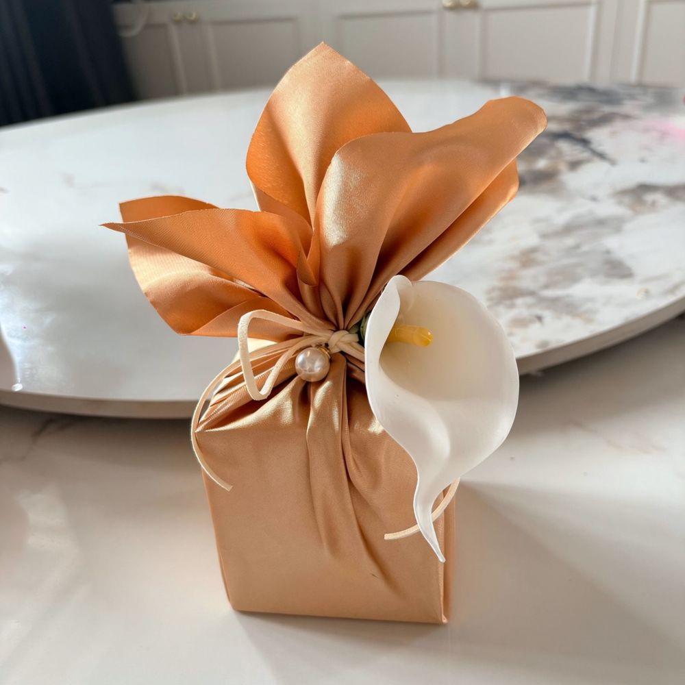 Furoshiki Wrap Cloth - 웨딩 사탕 선물 상자, 천으로 만든