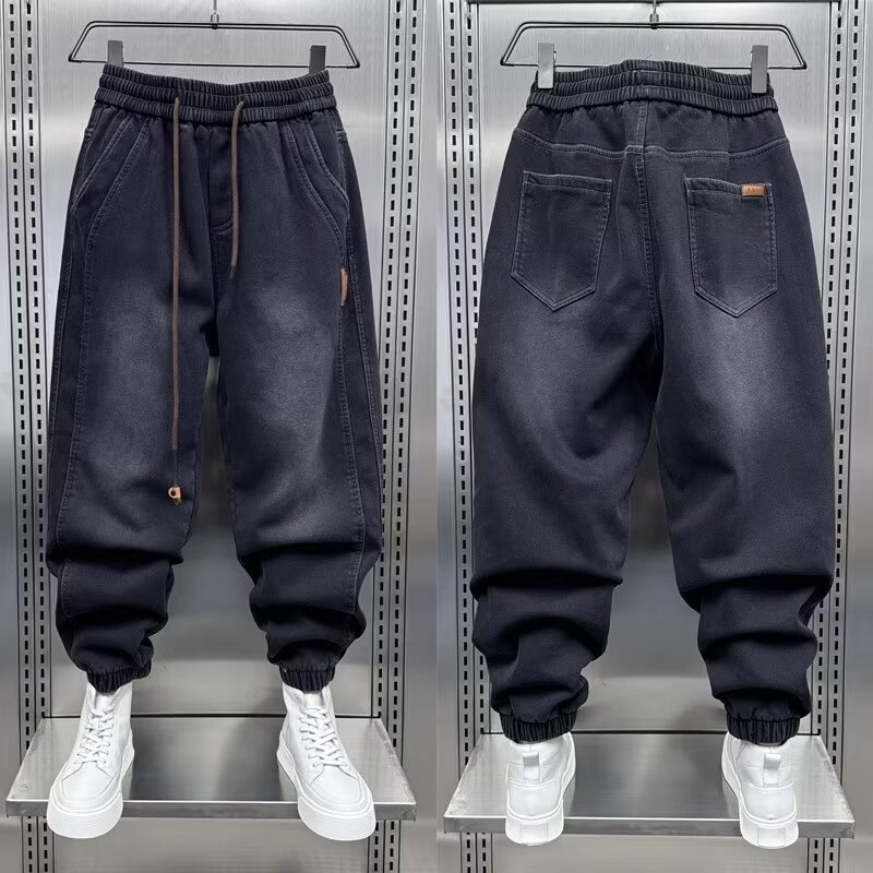 Japanese Lifestyle Brand - 남성 하렘 청바지 일본 하라주쿠 럭셔리