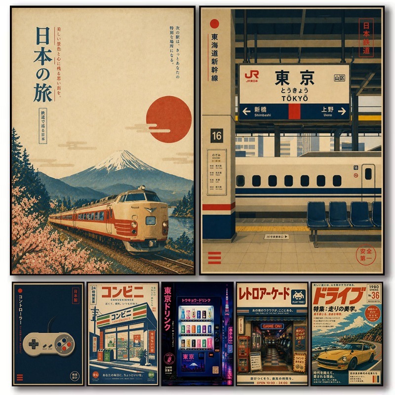 Japanese Lifestyle Game - 빈티지 일본 전통 상점 기차역 게임