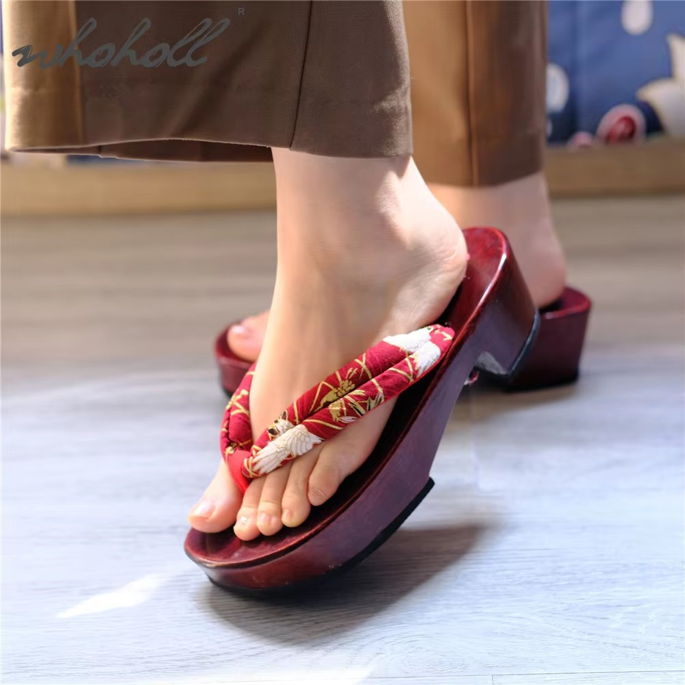 Geta Wooden Sandal - 일본 게타 애니메이션 코스프레 신발 코스프레