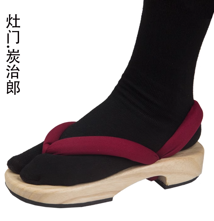 Geta Wooden Sandal - 일본식 나무 클로그 게타 샌들 코스프레