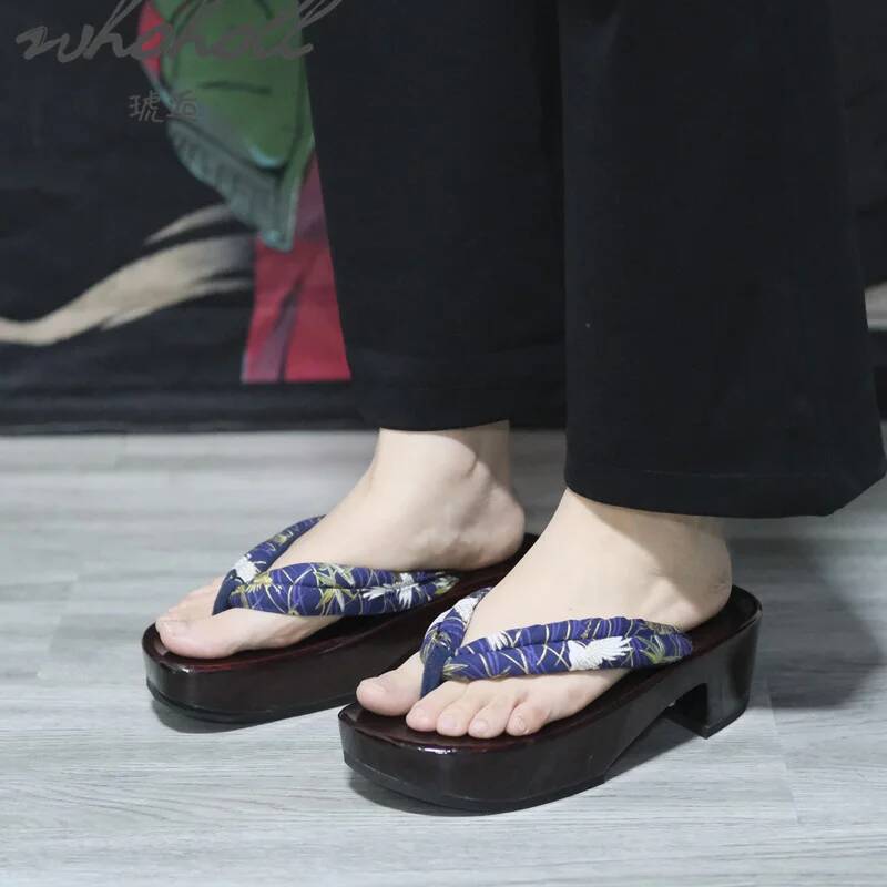 일본 나무 여름 여성 슬리퍼 실내 가정용 플랫폼 샌들  - Geta Wooden Sandal 리뷰 및 가격