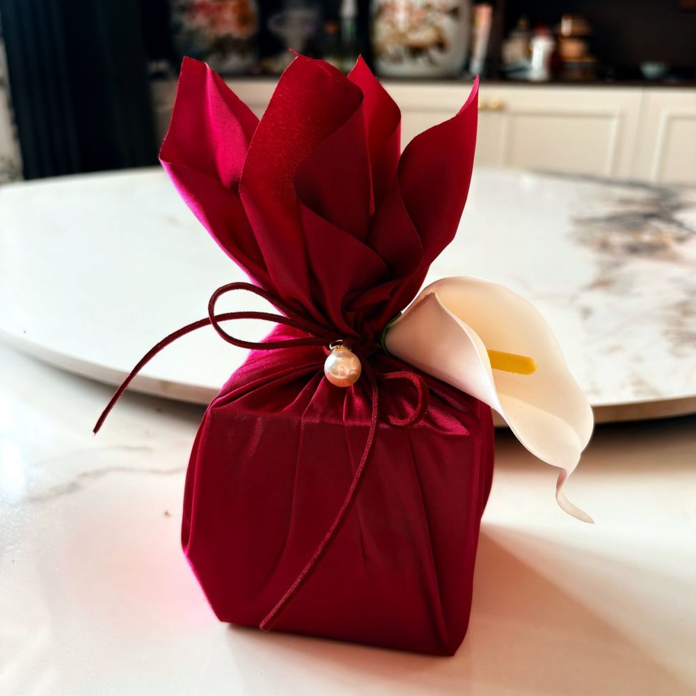 창의적인 푸로시키 천으로 만든 선물 상자, 웨딩 답례품 - Furoshiki Wrap Cloth 리뷰 및 가격