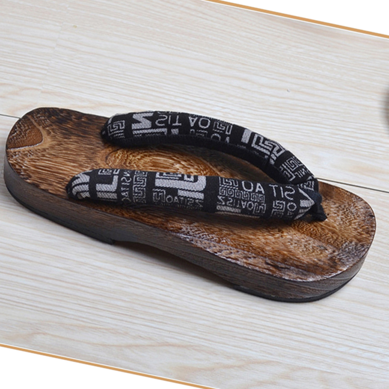 유니섹스 나무 오동 나무 닌자 코스프레, 일본 전통 플 - Geta Wooden Sandal 리뷰 및 가격