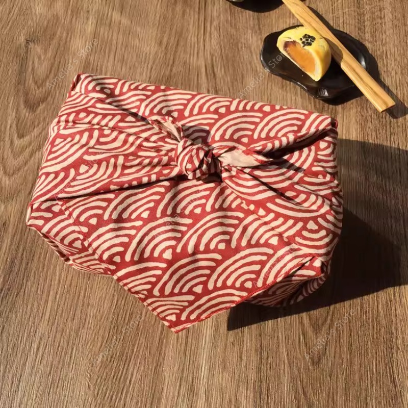 일본식 후로시키 포장 천 도시락 상자 점심 포장 선물  - Furoshiki Wrap Cloth 리뷰 및 가격