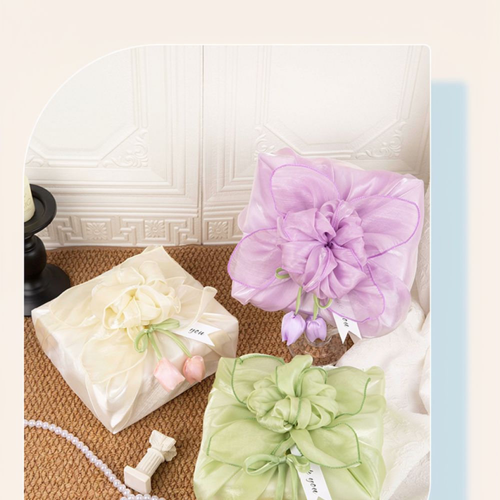 결혼식 답례품 포장용 천, 사각형 거즈 스카프, 캔디  - Furoshiki Wrap Cloth 리뷰 및 가격