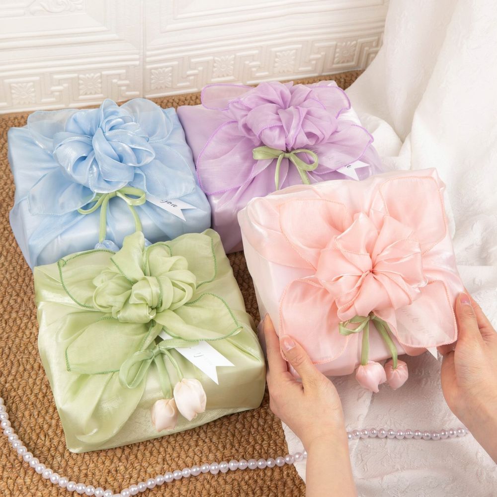 결혼식 답례품 포장용 천, 사각형 거즈 스카프, 캔디  - Furoshiki Wrap Cloth 리뷰 및 가격
