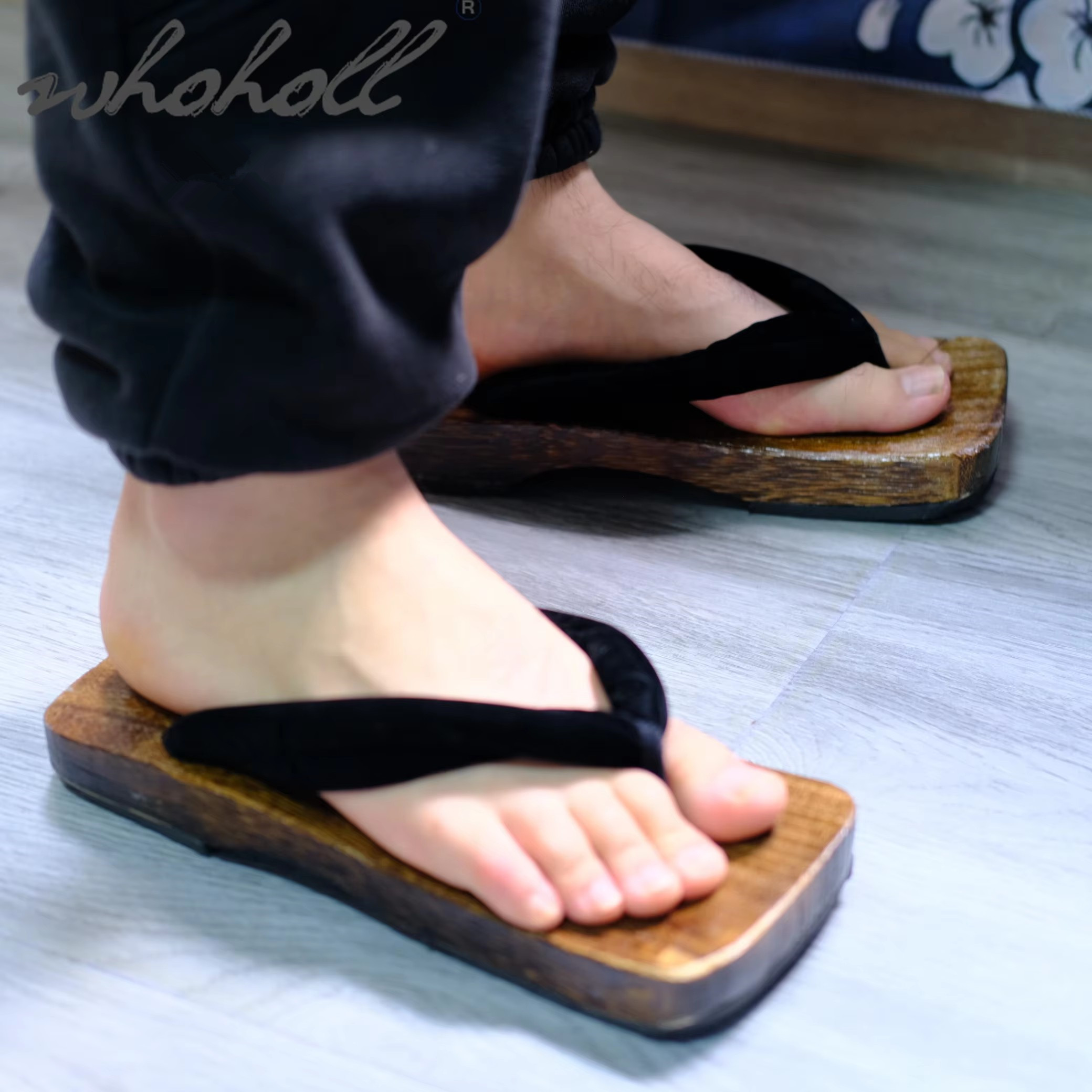 남성용 슬리퍼 일본식 게타 플립플랍 애니메이션 데몬 슬 - Geta Wooden Sandal 리뷰 및 가격