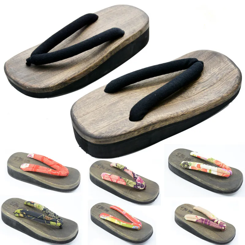 여성용 코스프레 신발 미드 힐 일본 게타 클래식 플립플 - Geta Wooden Sandal 리뷰 및 가격