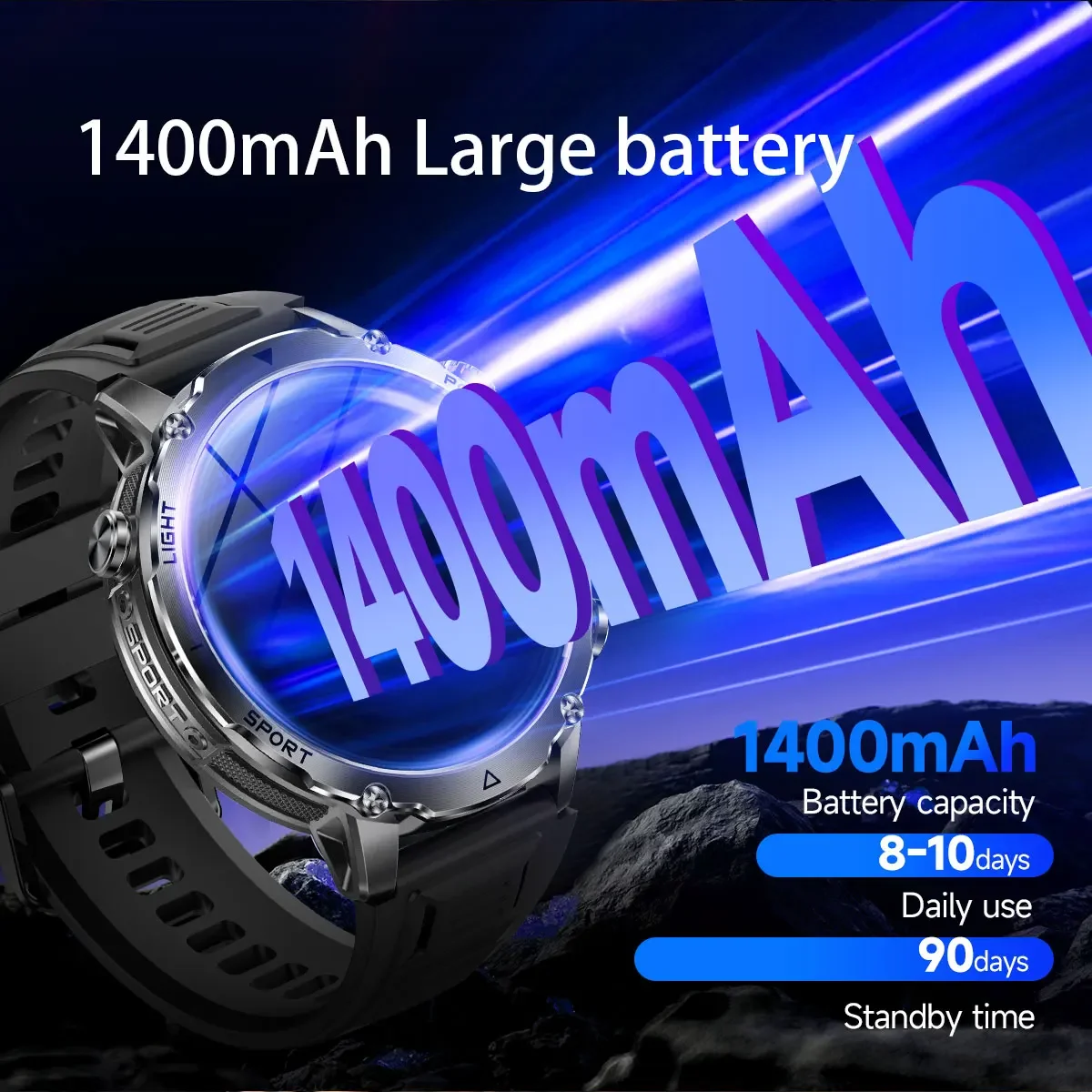 브랜드+1400mAh 대용량 배터리 스마트워치 남성용  - Japanese Lifestyle Brand 리뷰 및 가격