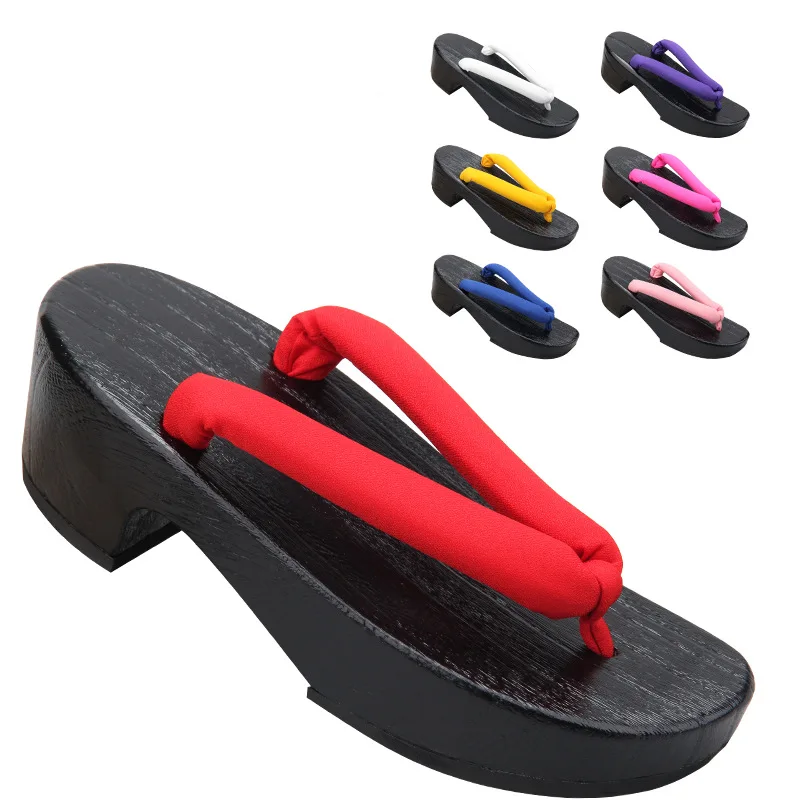 여성용 블랙 초승달 모양 나무 샌들 클래식 일본 게타  - Geta Wooden Sandal 리뷰 및 가격