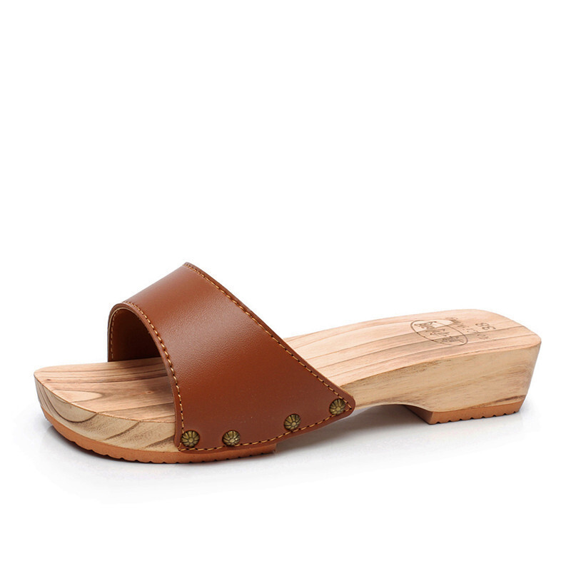 여성용 나무 슬리퍼 여름 일본식 나무 게타 여성용 플랫 - Geta Wooden Sandal 리뷰 및 가격